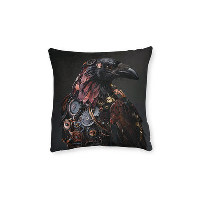 Steampunk Birds - Square Pillow - UK