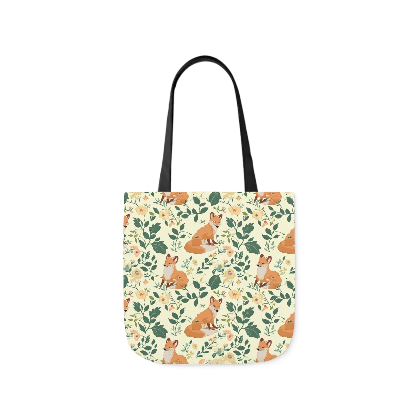 Fox Polyester Canvas Tote Bag (AOP)