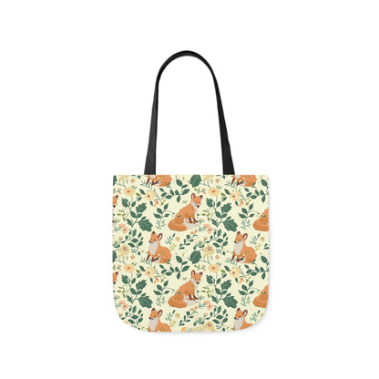 Fox Polyester Canvas Tote Bag (AOP)