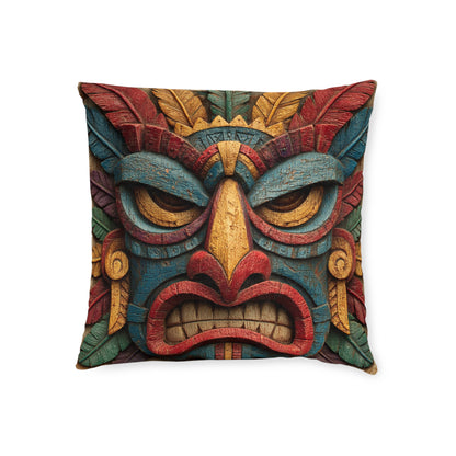 Tiki 1 - Square Cushion - UK