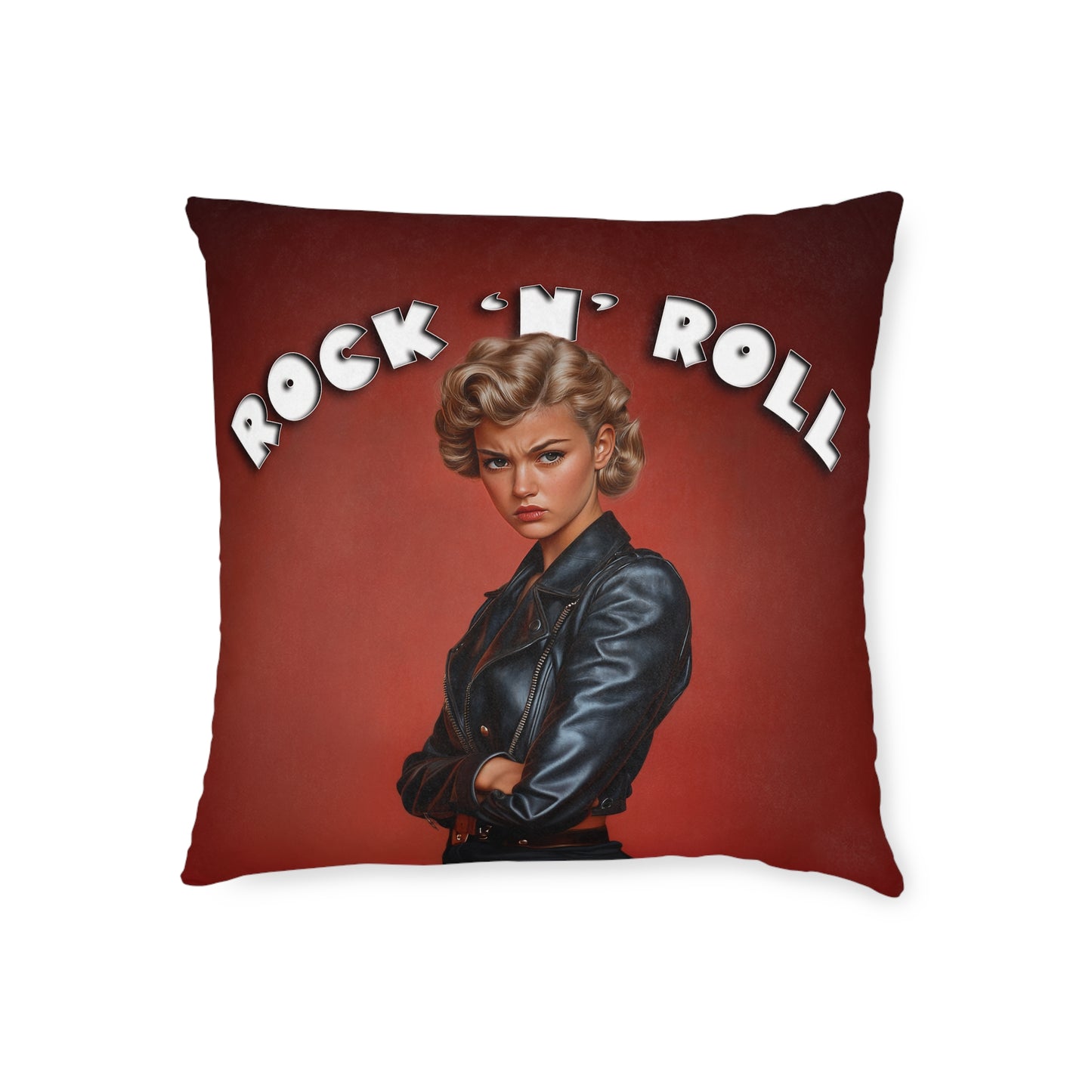 Rock n Roll - Square Pillow UK