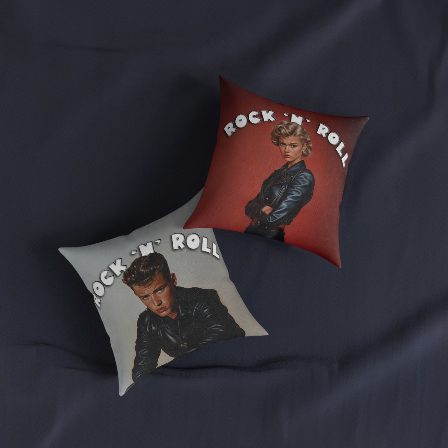 Rock n Roll - Square Pillow UK