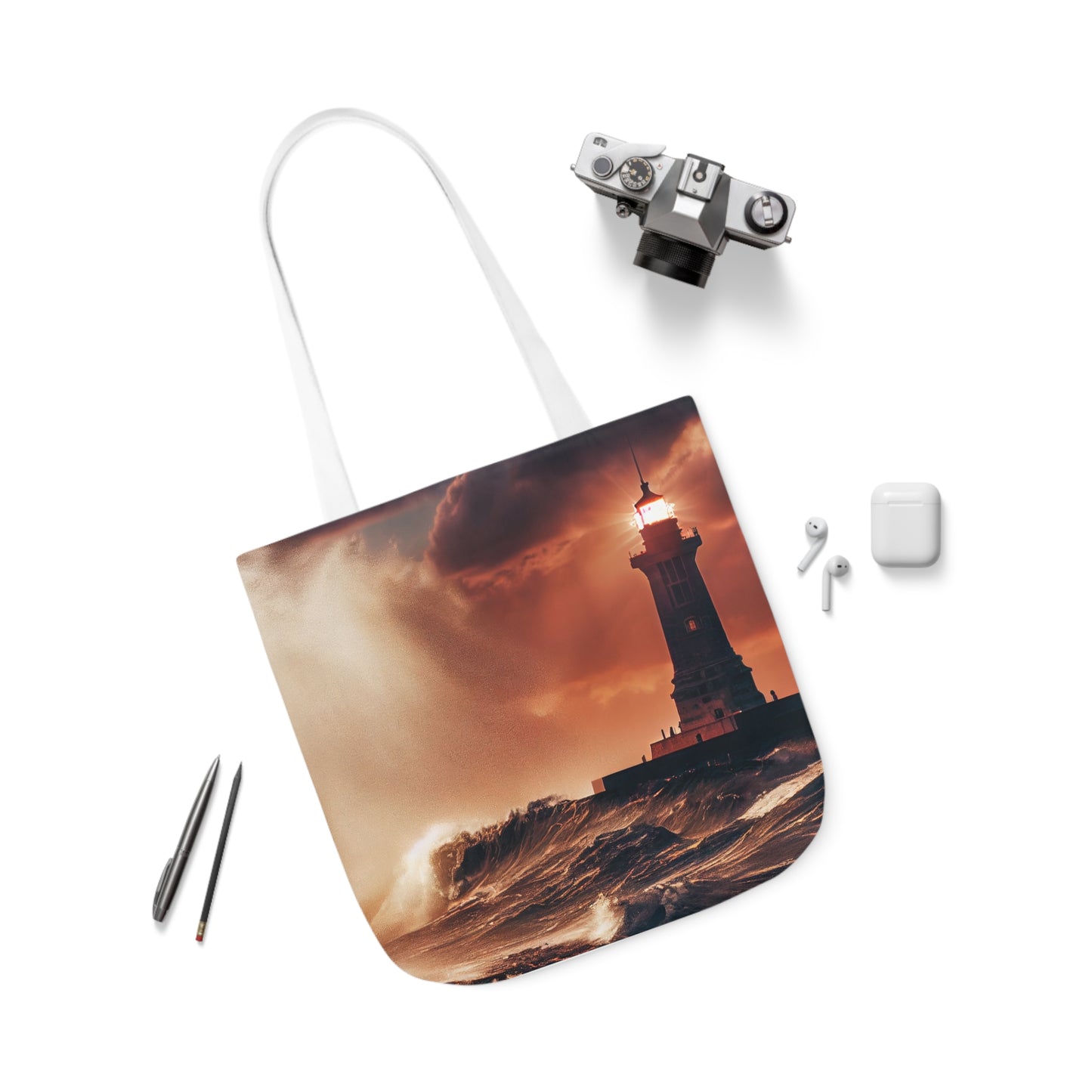 Seascape #1 - Polyester Canvas Tote Bag (AOP)