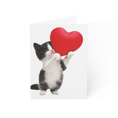 Cute Kitten Greeting Cards - Set of 1, 10, 30, or 50pcs for All Occasions - USA