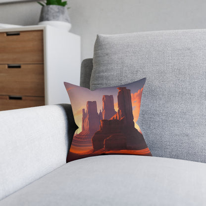 Monument Valley - Square Pillow - UK