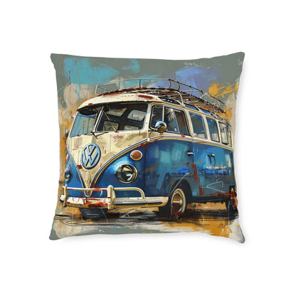 Surf Wagon 2  - Square Pillow - UK