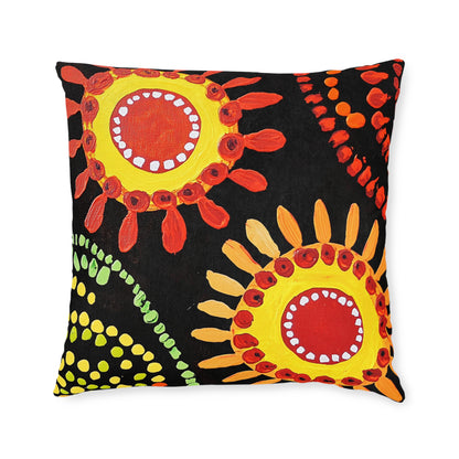 Traditional Aboriginal 1 - Square Pillow - UK
