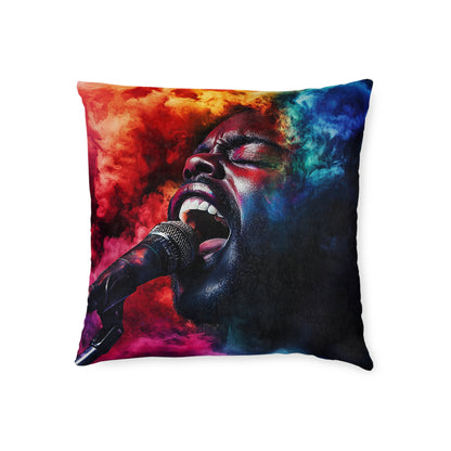 Jazz Singer 2 - Square Pillow - UK