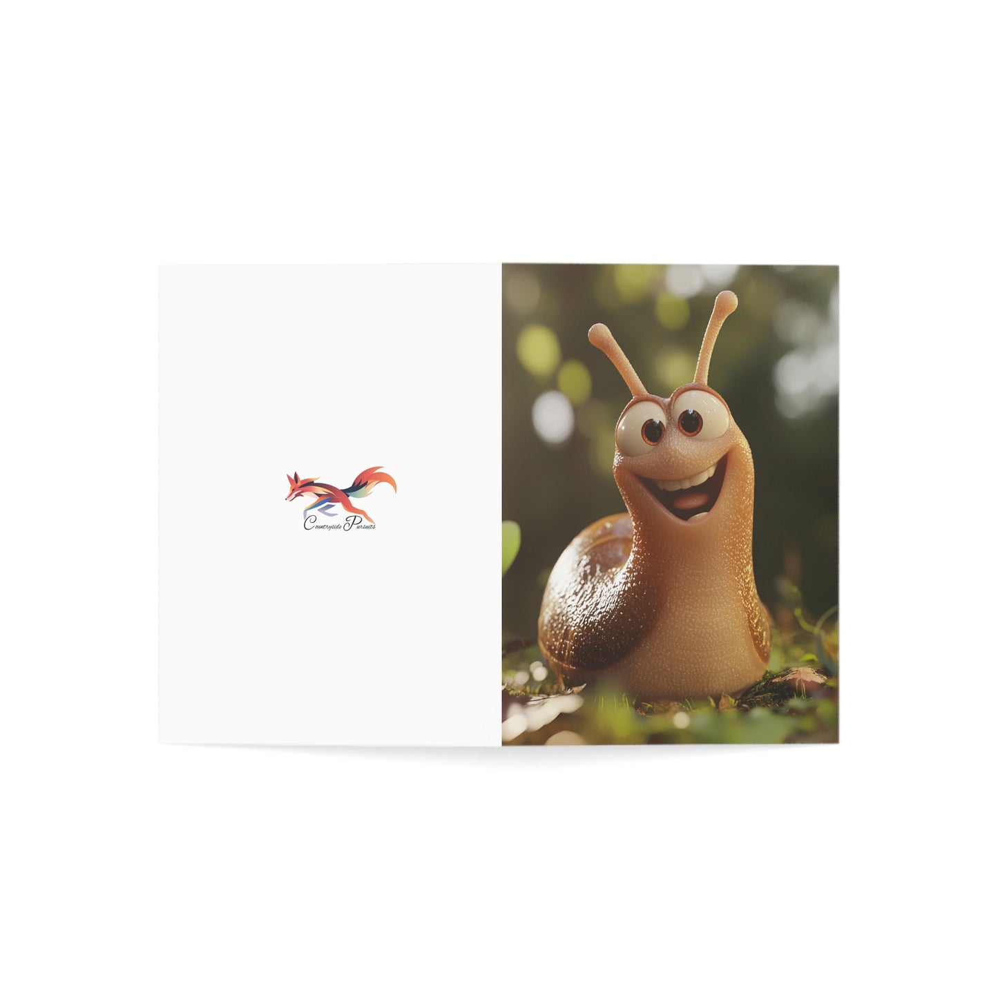 Happy Snail Blank Cards - Set of 1, 10, 30, or 50pcs for All Occasions - USA