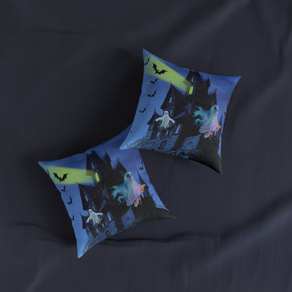 Haunted House - Square Pillow - UK