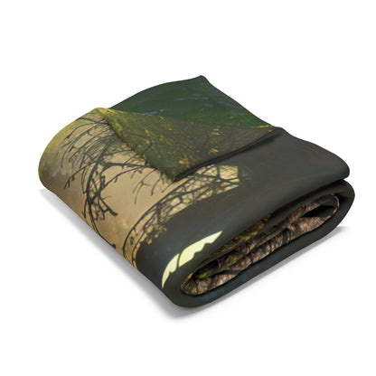 English Springtime 3 Arctic Fleece Blanket - UK, USA