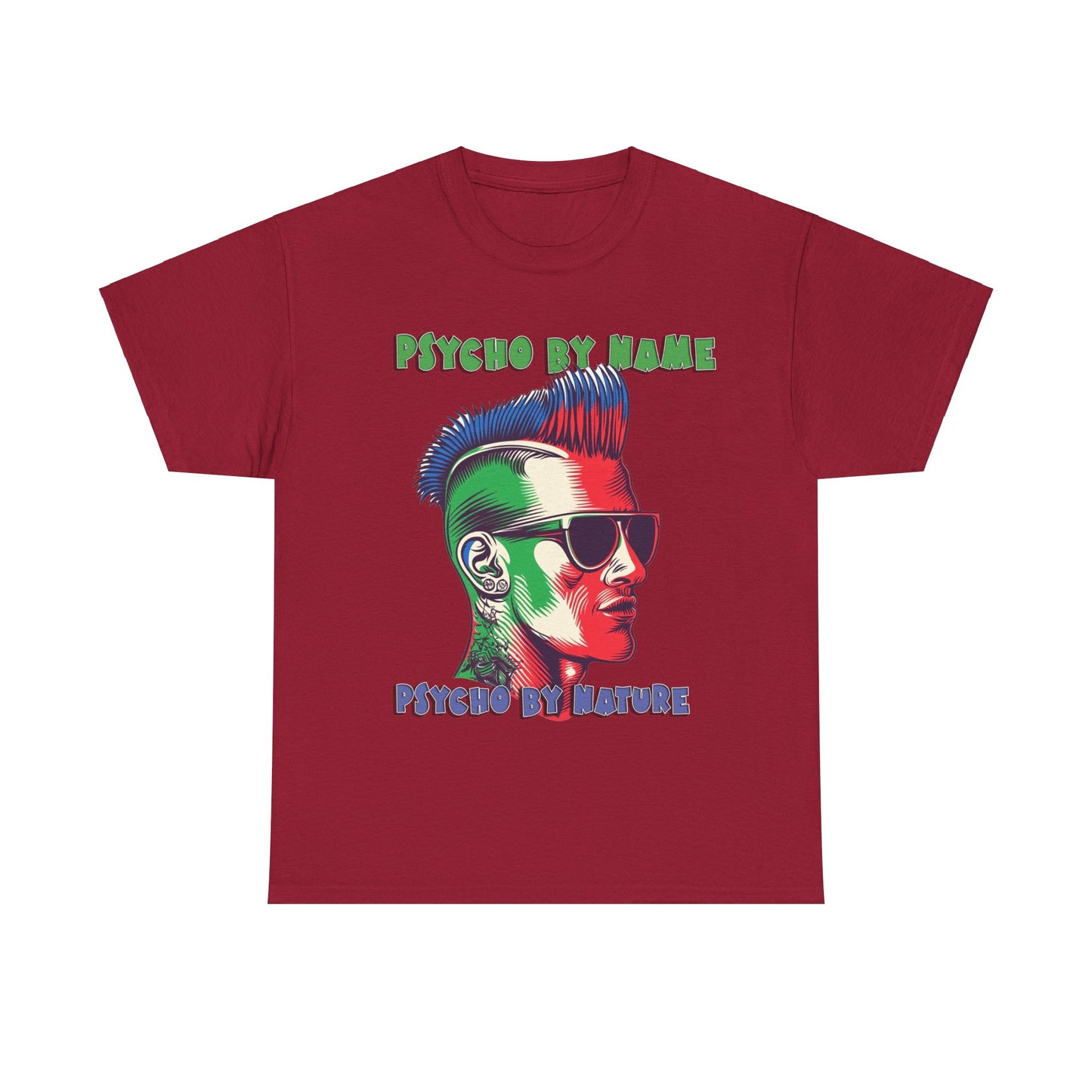 Psycho 7 - Unisex Heavy Cotton Tee - UK