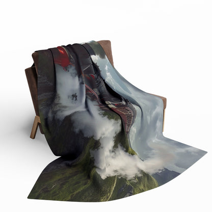 Steam Train #3 - Arctic Fleece Blanket - UK, USA