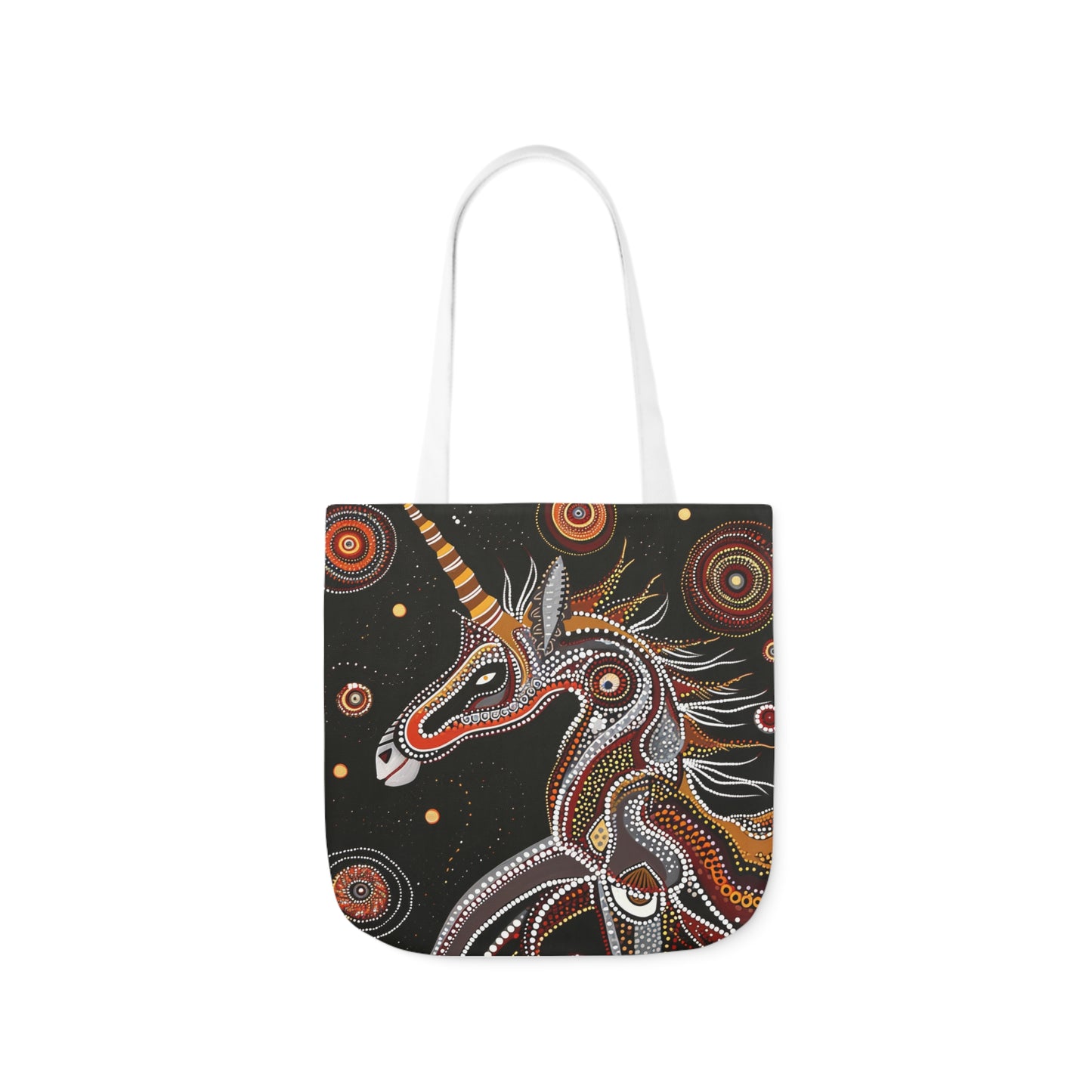 Native Australian Art #4 - Polyester Canvas Tote Bag (AOP)