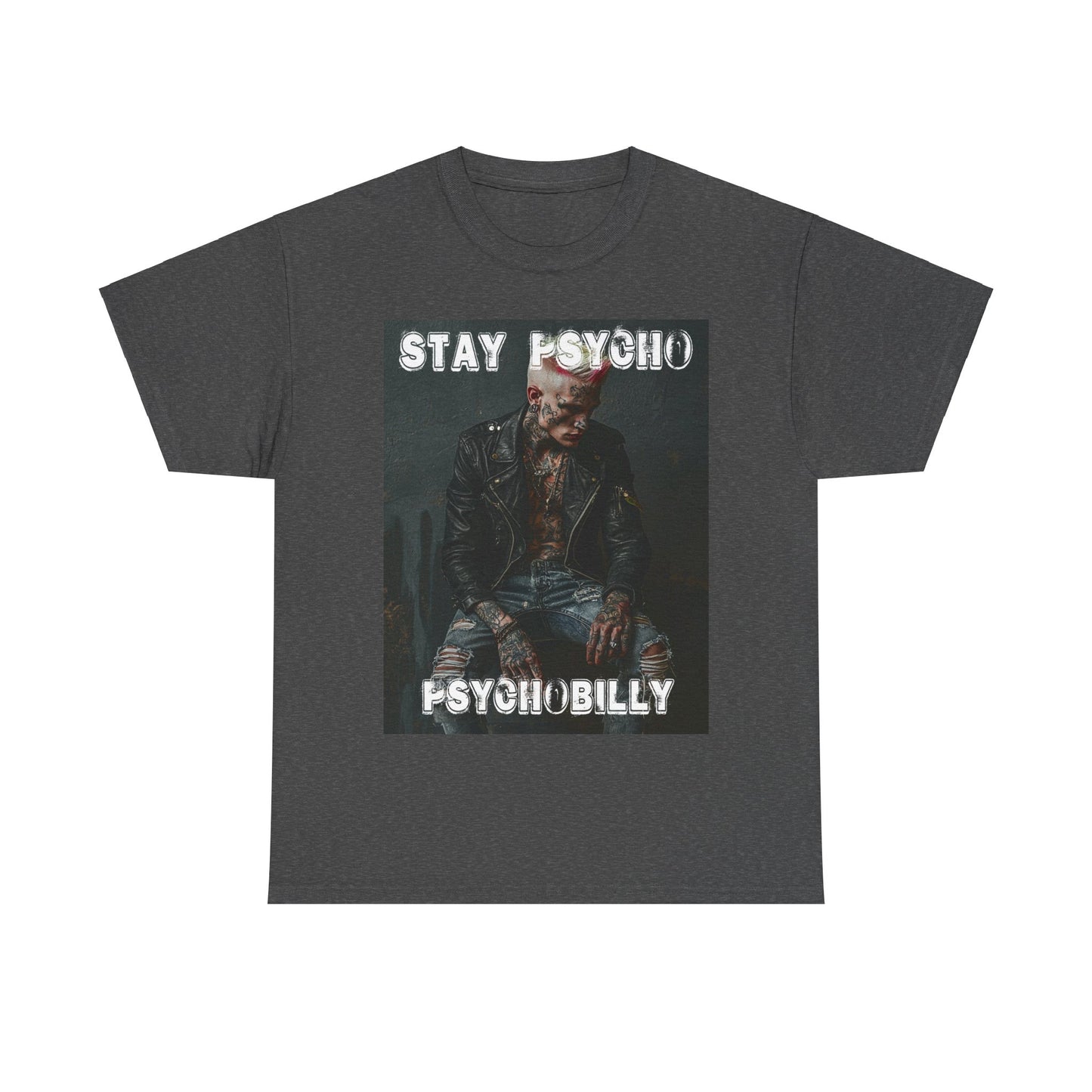 Psycho 1 - Unisex Heavy Cotton Tee - UK