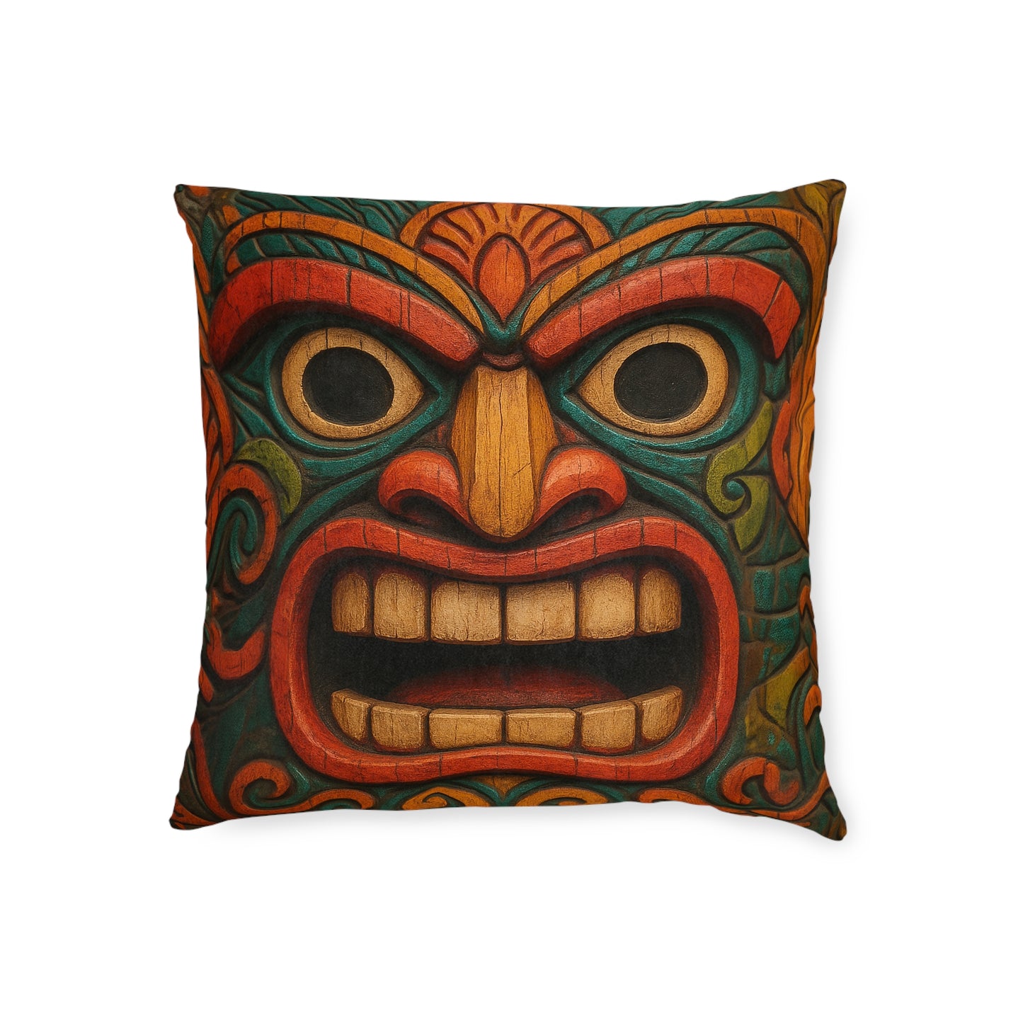 Tiki 2 - Square Cushion - UK