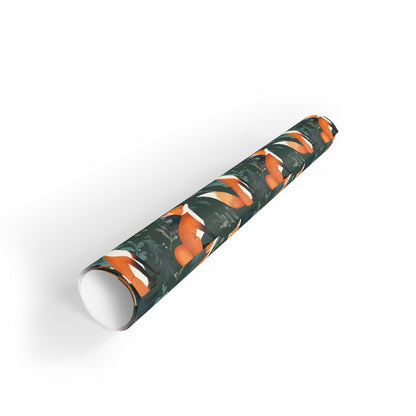 Fox Gift Wrapping Paper Rolls, 1pc