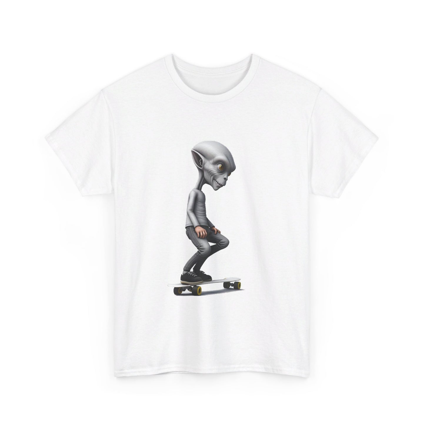 Alien Skater - Unisex Heavy Cotton Tee - USA