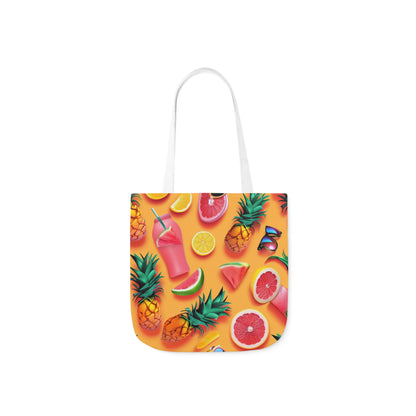 Summertime #4 - Polyester Canvas Tote Bag (AOP)