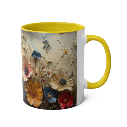 **Pressed Wild Flowers #2 - Coffee Mug 11oz  UK