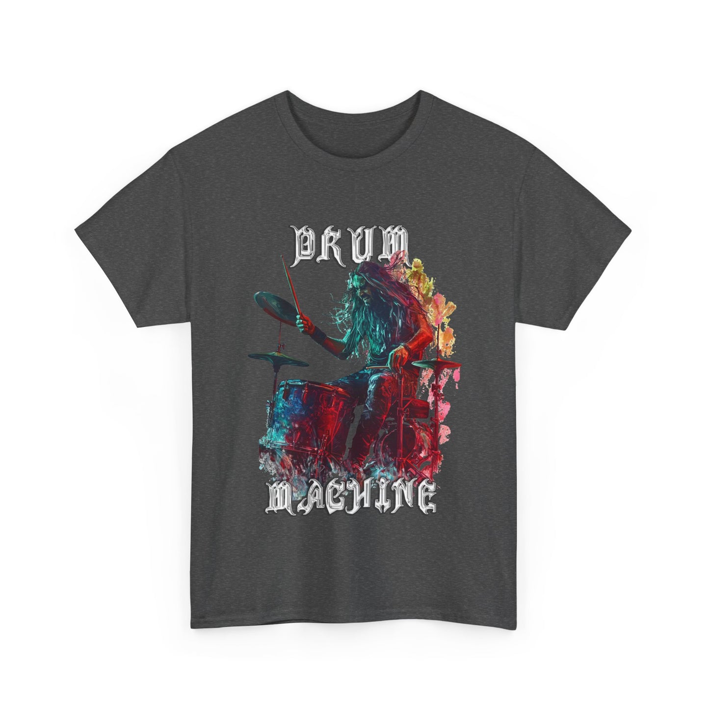 Drum Machine - Unisex Heavy Cotton Tee - UK