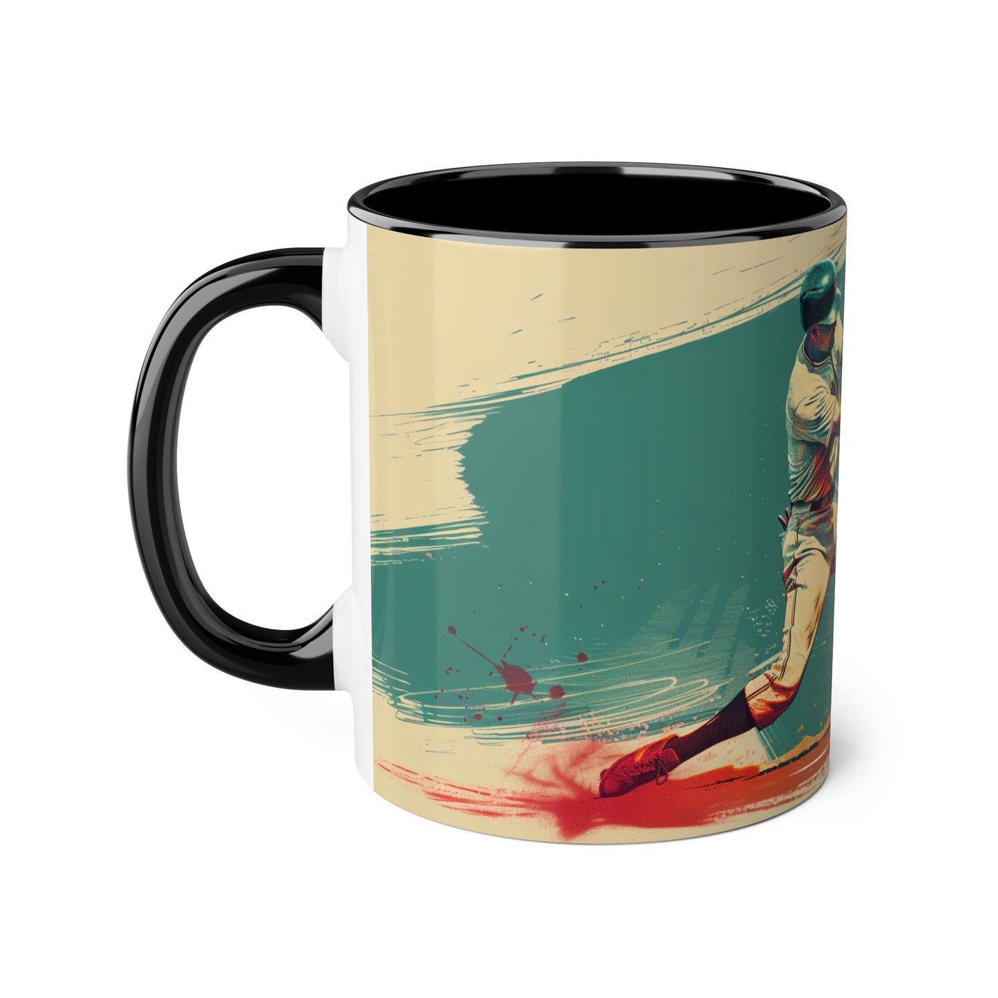 Baseball Accent Mug -11oz  Canada Only