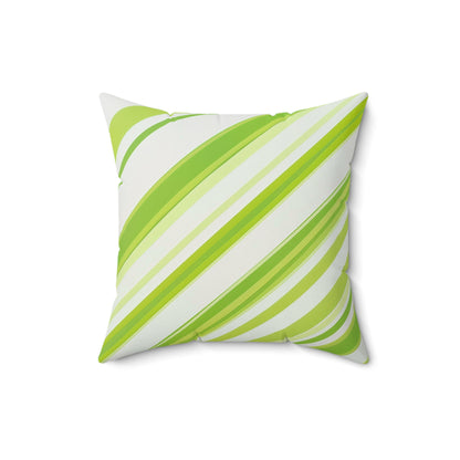 Fresh Mint - Spun Polyester Square Pillow - USA