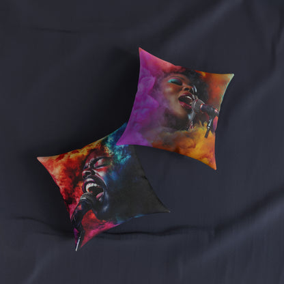 Jazz Singer 2 - Square Pillow - UK