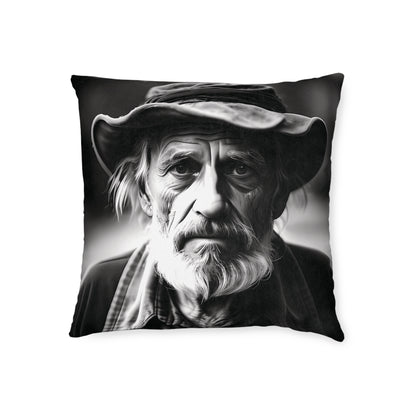 Old Man - Square Pillow - UK