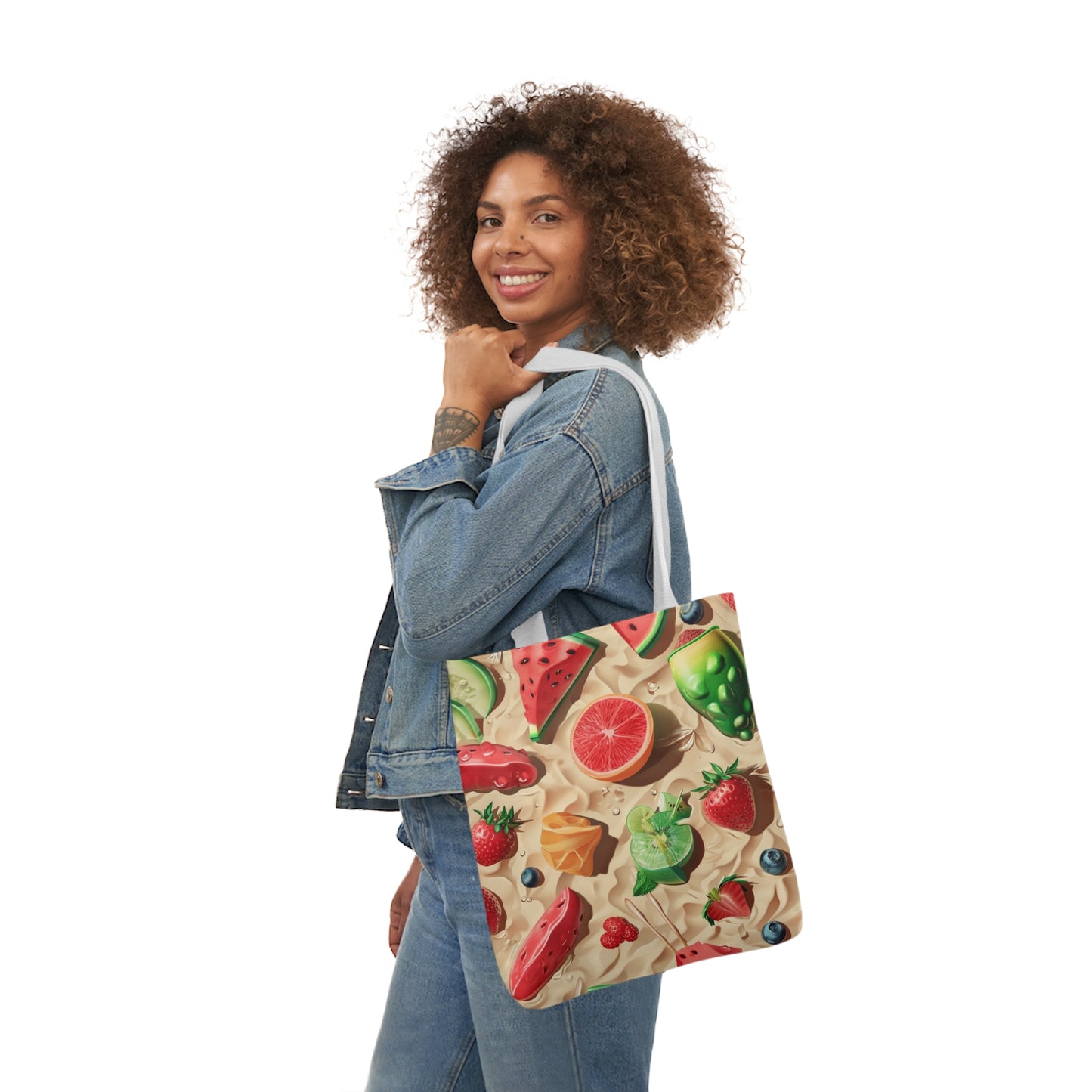 Summertime #5 - Polyester Canvas Tote Bag (AOP)