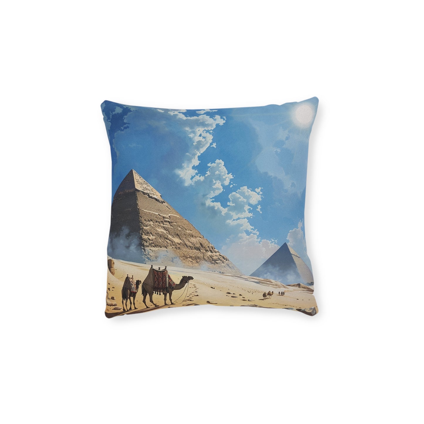 Egyptian Pyramids - Square Pillow - UK