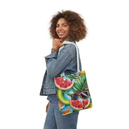 Summertime #3 - Polyester Canvas Tote Bag (AOP)