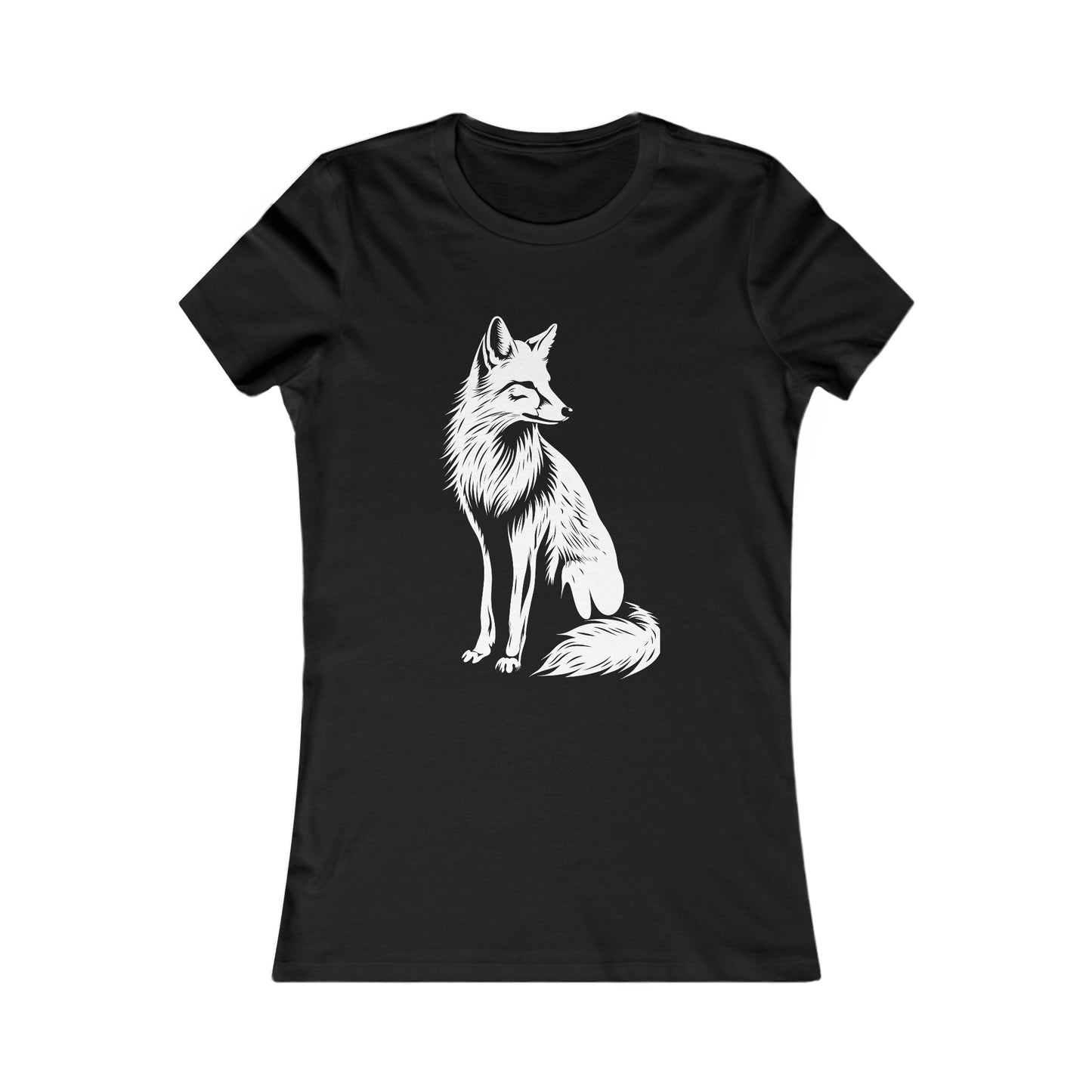 Fox Silhouette #2 - Women's Favorite Tee
