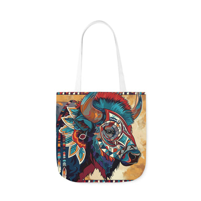 Native American Art #1 - Polyester Canvas Tote Bag (AOP)