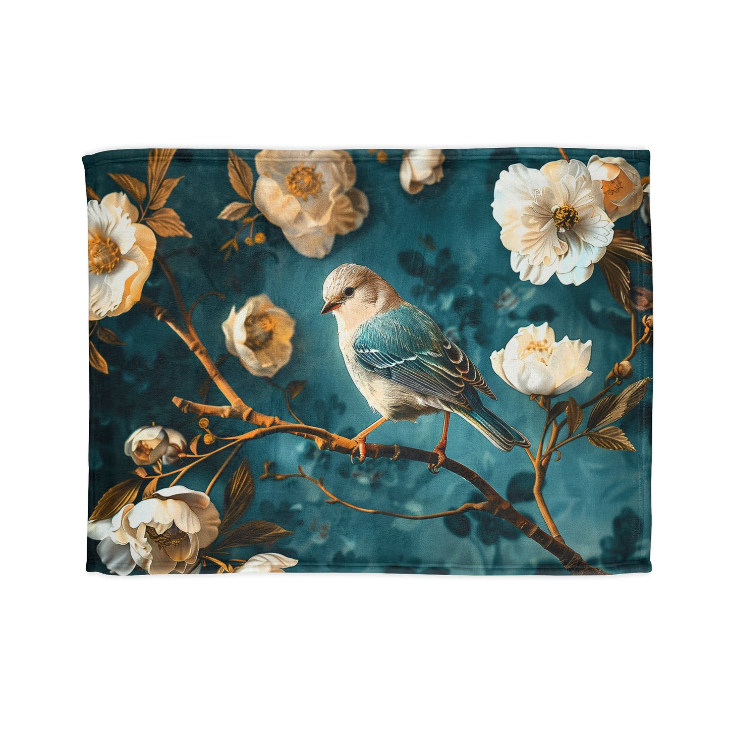 Chinoiserie #3 - Soft Polyester Blanket