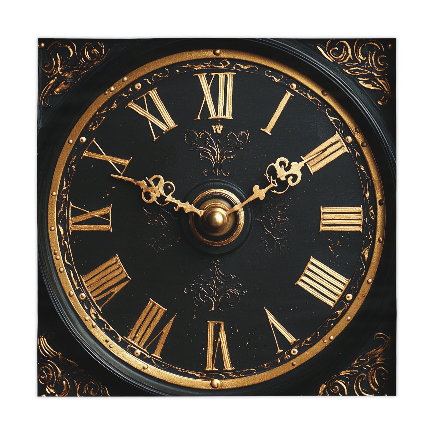 Clock face Tablecloth - Decorative Mechanical Cover for Dining & Events UK