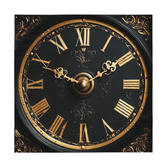 Clock face Tablecloth - Decorative Mechanical Cover for Dining & Events UK