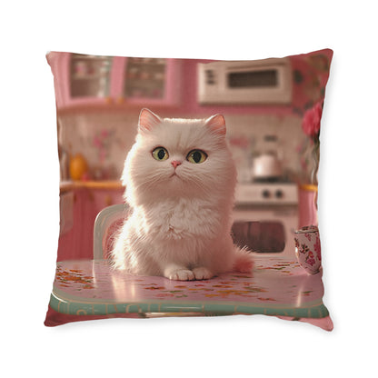Cute Kitty Square Pillow UK