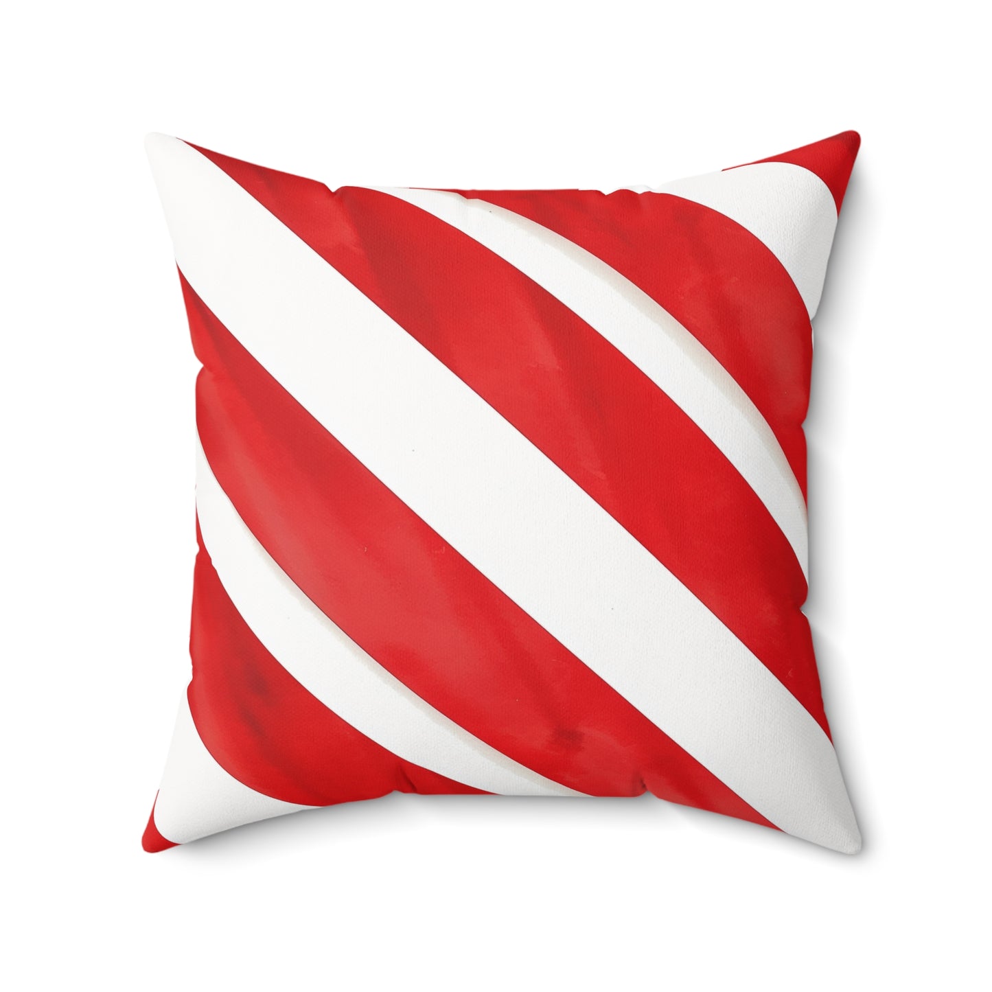 Strawberries and Cream - Spun Polyester Square Pillow - USA