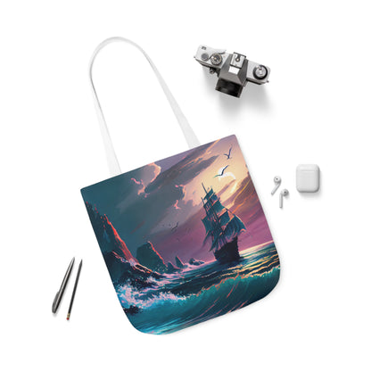 Seascape #5 - Polyester Canvas Tote Bag (AOP)
