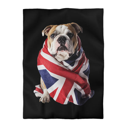 British Bulldog - Microfiber Duvet Cover USA and UK
