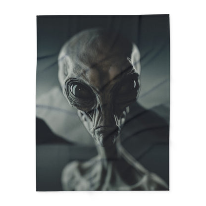 Alien Visitor  -  Arctic Fleece Blanket - USA