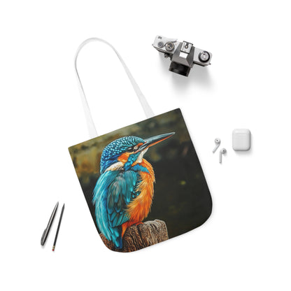 Kingfisher - Polyester Canvas Tote Bag (AOP)