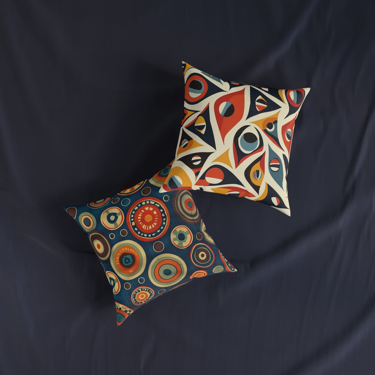Retro 1 - Square Pillow - UK