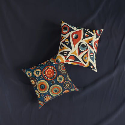 Retro 1 - Square Pillow - UK