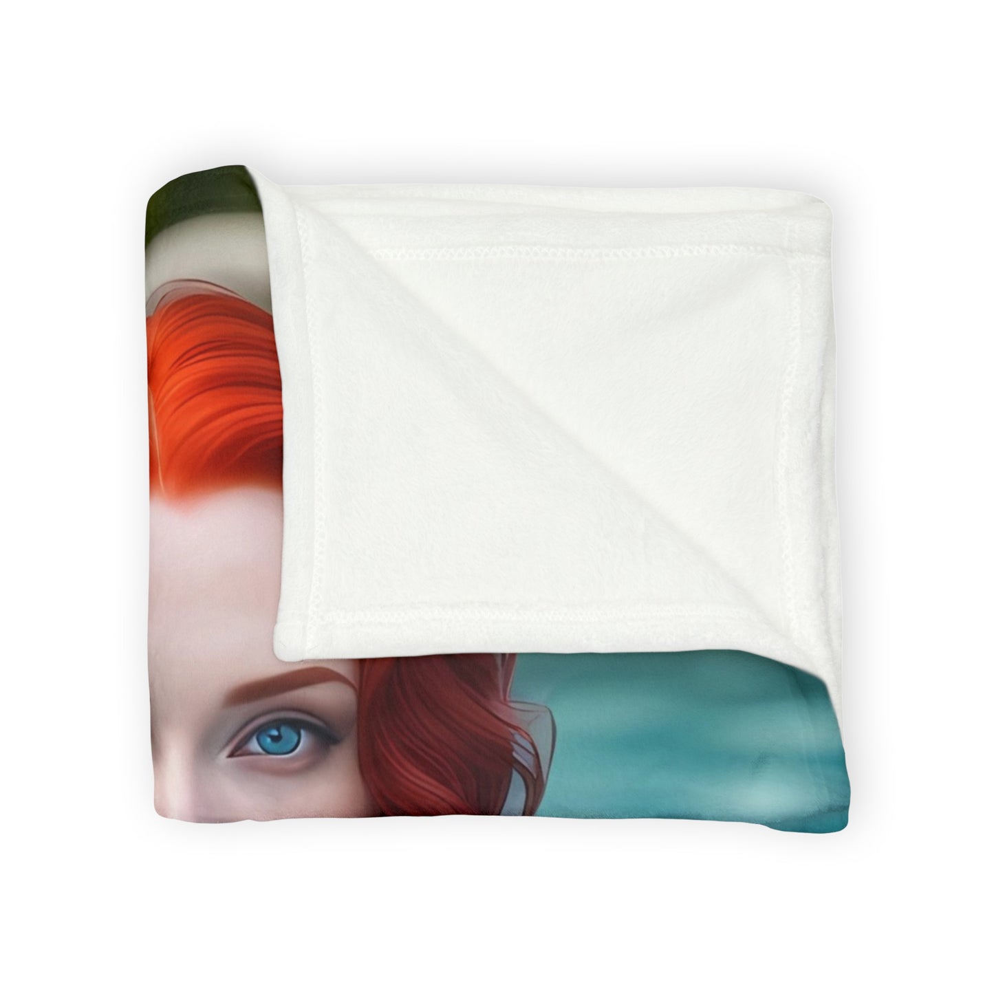 Red Hot Red-head - Soft Polyester Blanket - UK