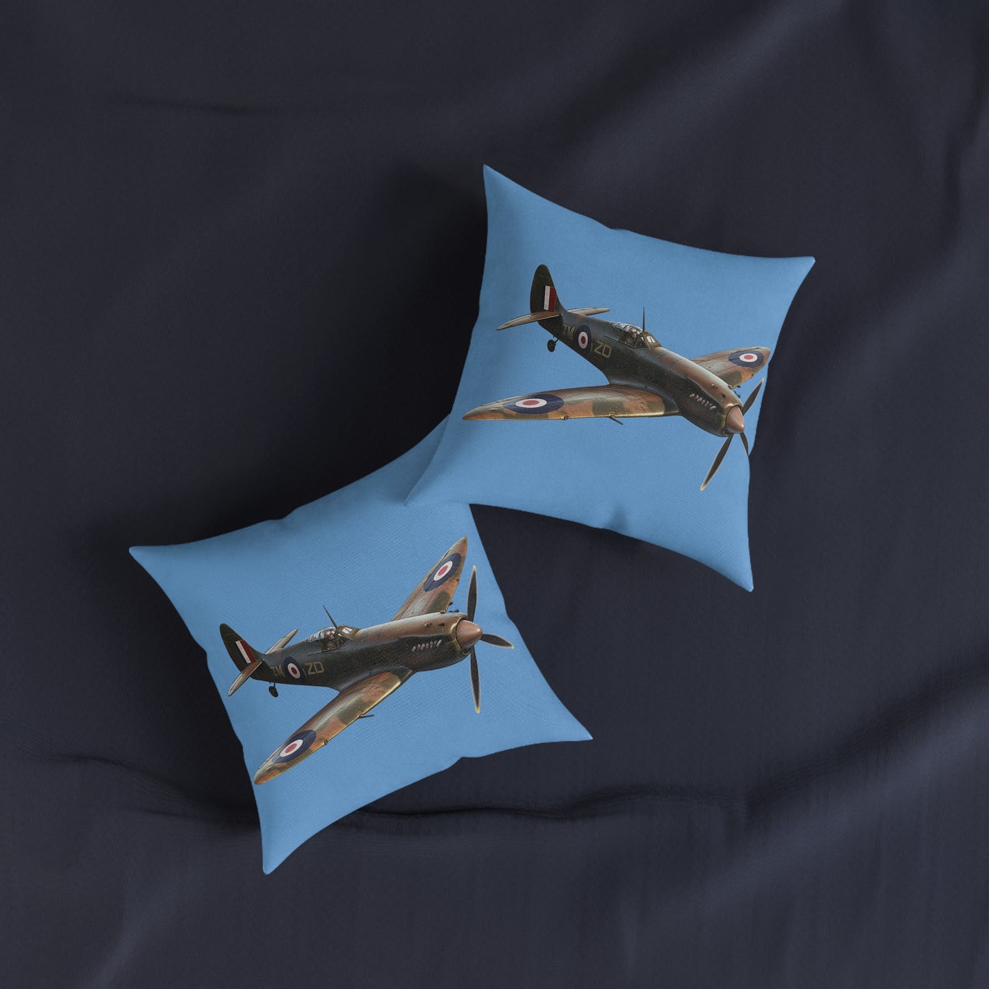 Spitfire - Square Pillow - UK