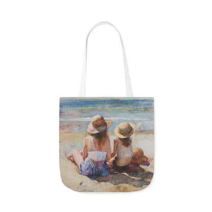 On The Beach - Polyester Canvas Tote Bag (AOP)