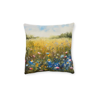 Wild Meadow - Square Pillow - UK