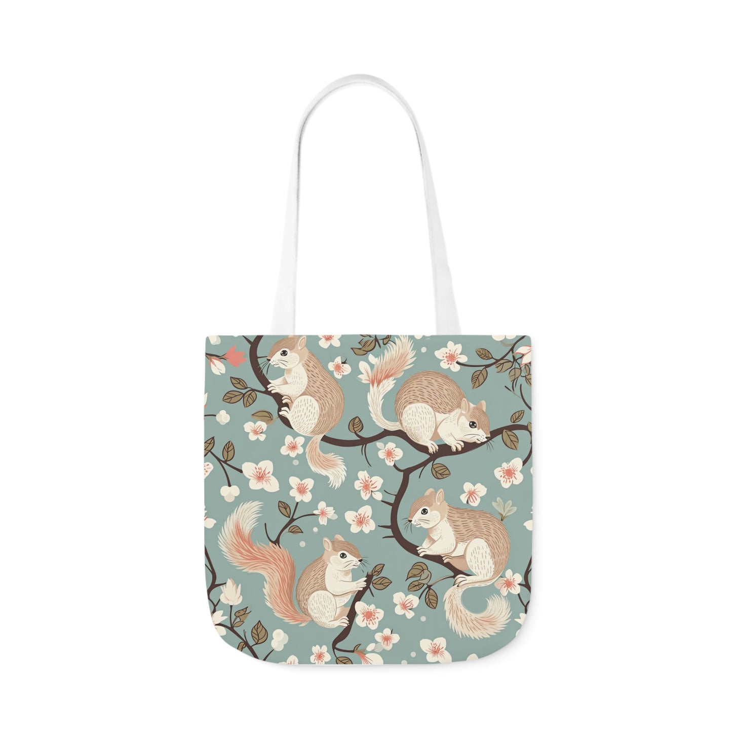 Squirrel Polyester Canvas Tote Bag (AOP)